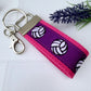 Volleyball Keychain, Volleyball Ribbon, Volleyball Player gift, Volleyball Coach Gift, Volleyball Mom, Volleyball Female, Volleyball Ribbon