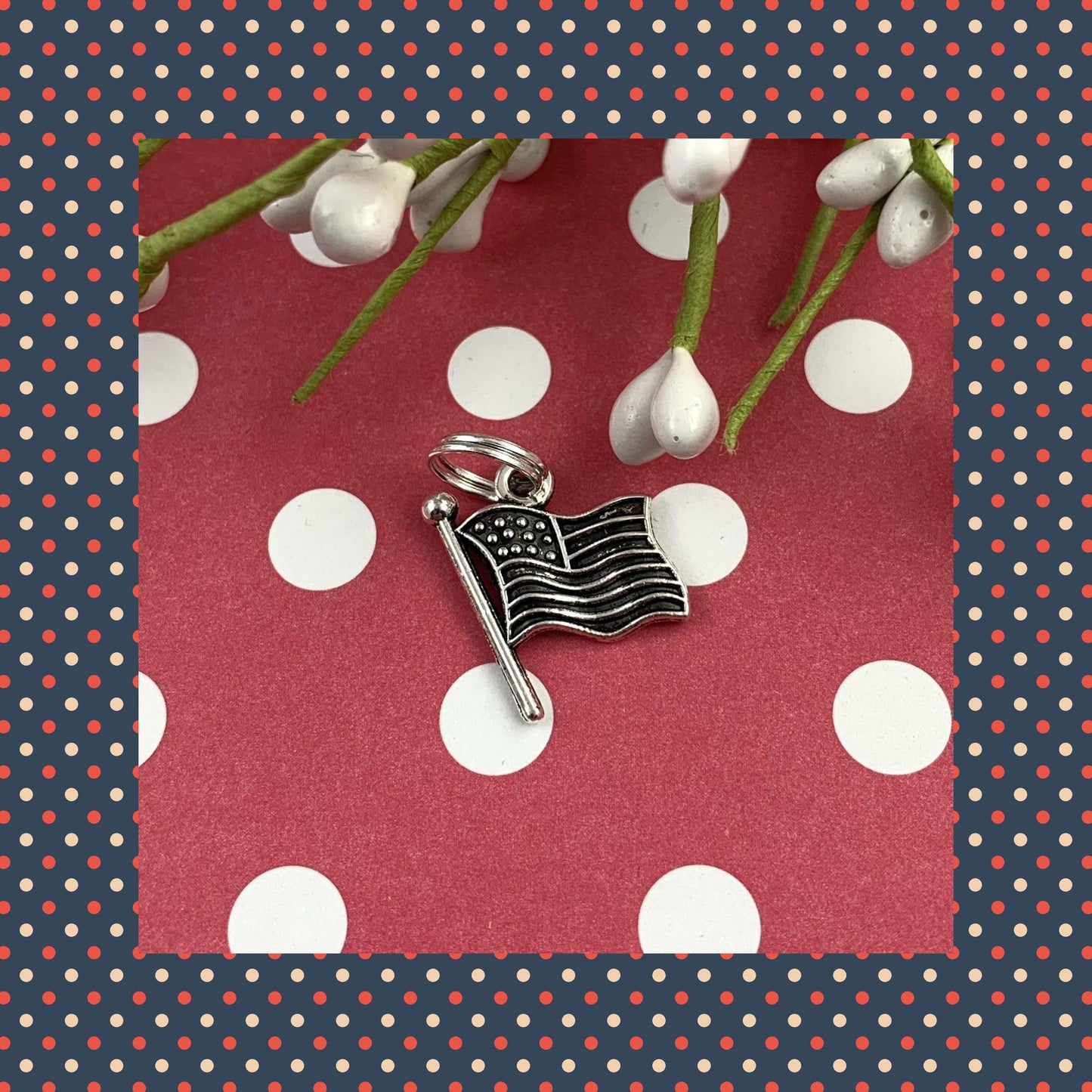 Patriotic Wristlet Keychain, Wrist Keychain for Her, Key fob Wristlet, Keychain Wristlet, Bracelet Keychain, Popular Right Now