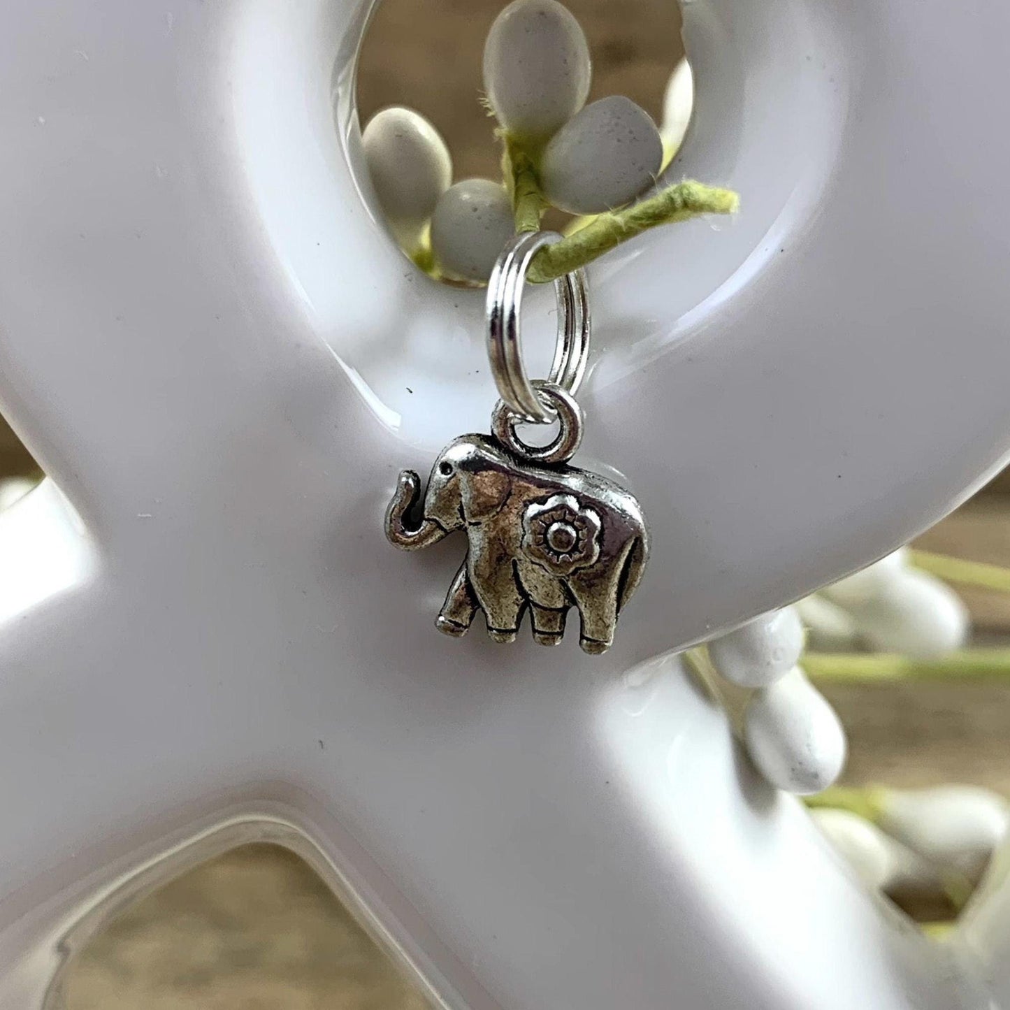 Elephant Keychain Wristlet