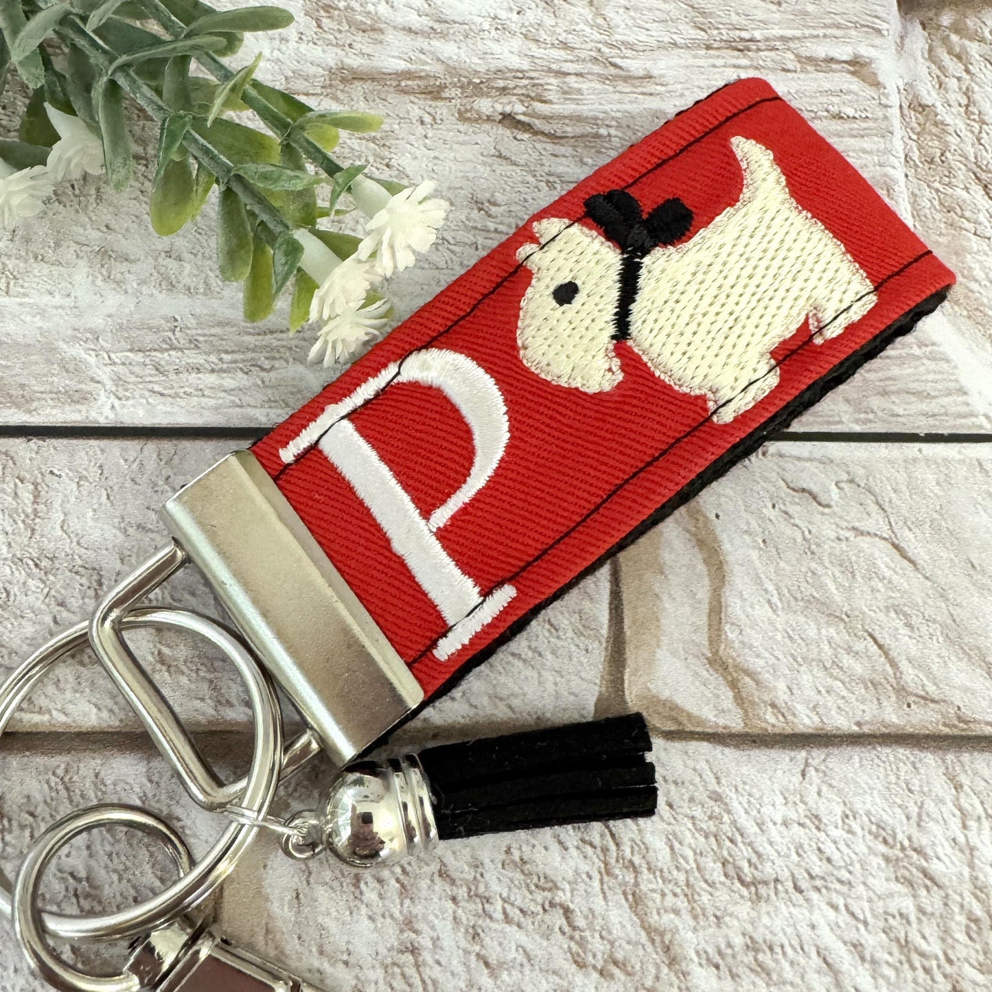 Wheaten Terrier Keychain, Wheaten Terriers, Wheaten Terrier Gifts, Wheaten Terrier Gifts, Life is Better with a Dog, Initial Keychain