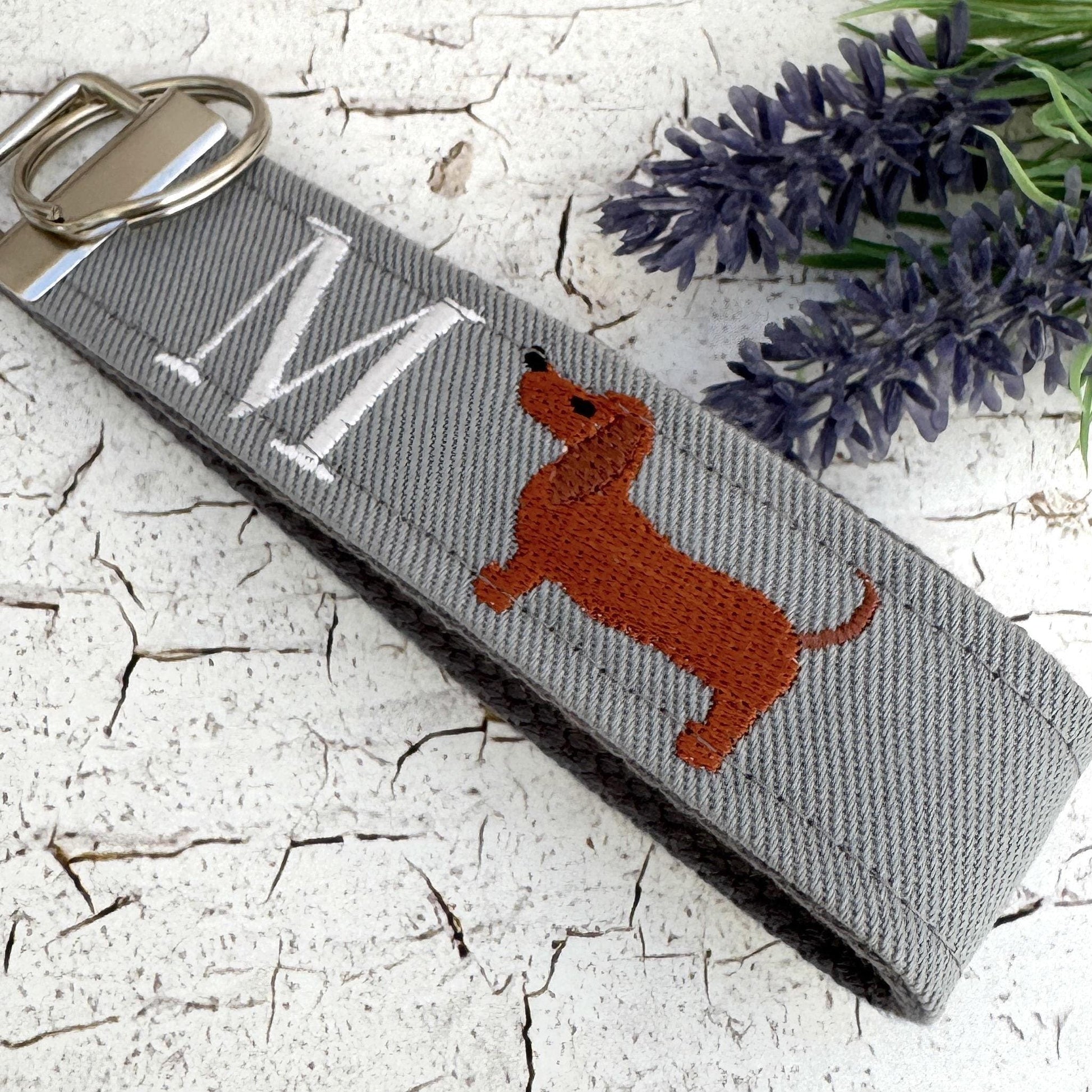 Dachshund Wristlet Keychain, Dachshund Mom, Dachshund Gift, Pet Keychain, Dachshund Dog, Sausage Dog, Dachshund Gifts, Dog Memory Gift