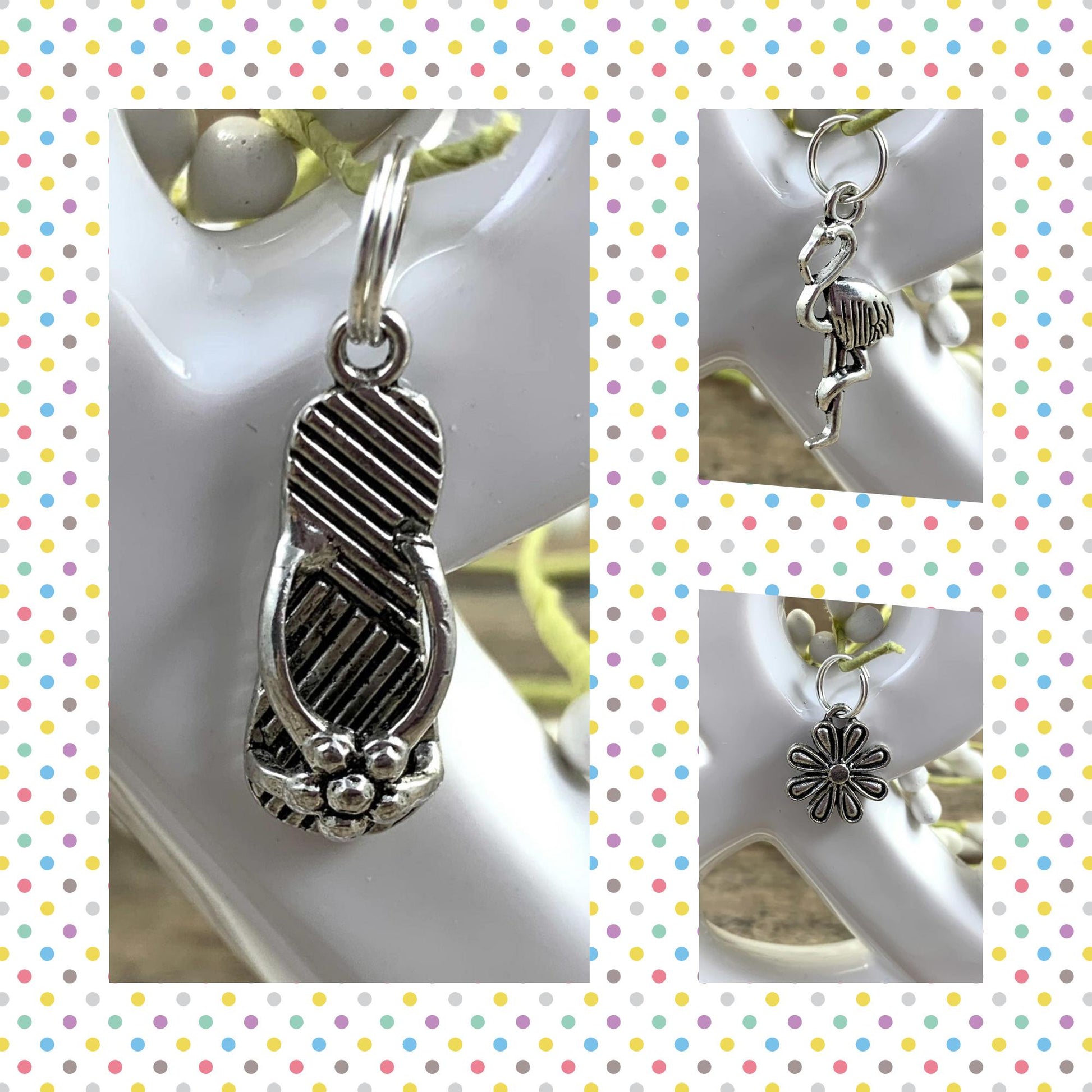 Flip Flops Keychain KeyletteMulti colors