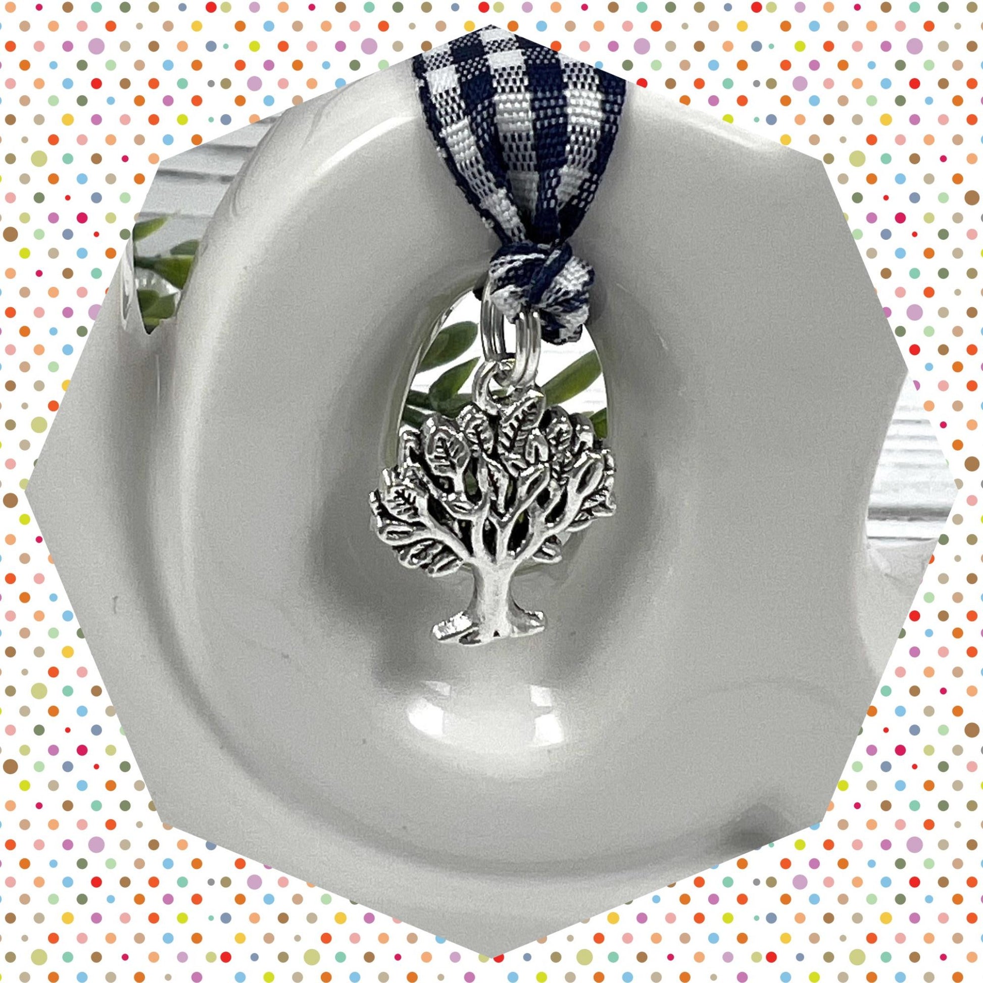 Handmade Wristlet Keychain in Tree Fabric, College Graduation Gift for her, I Miss You Gift, Mom Gift from Son