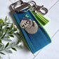 Handmade Sloth Keychain, Sloth Gifts, Sloth Gift, Popular Right Now, Personalized Gift, Sloth, Personalized Keychain, Luggage Tag