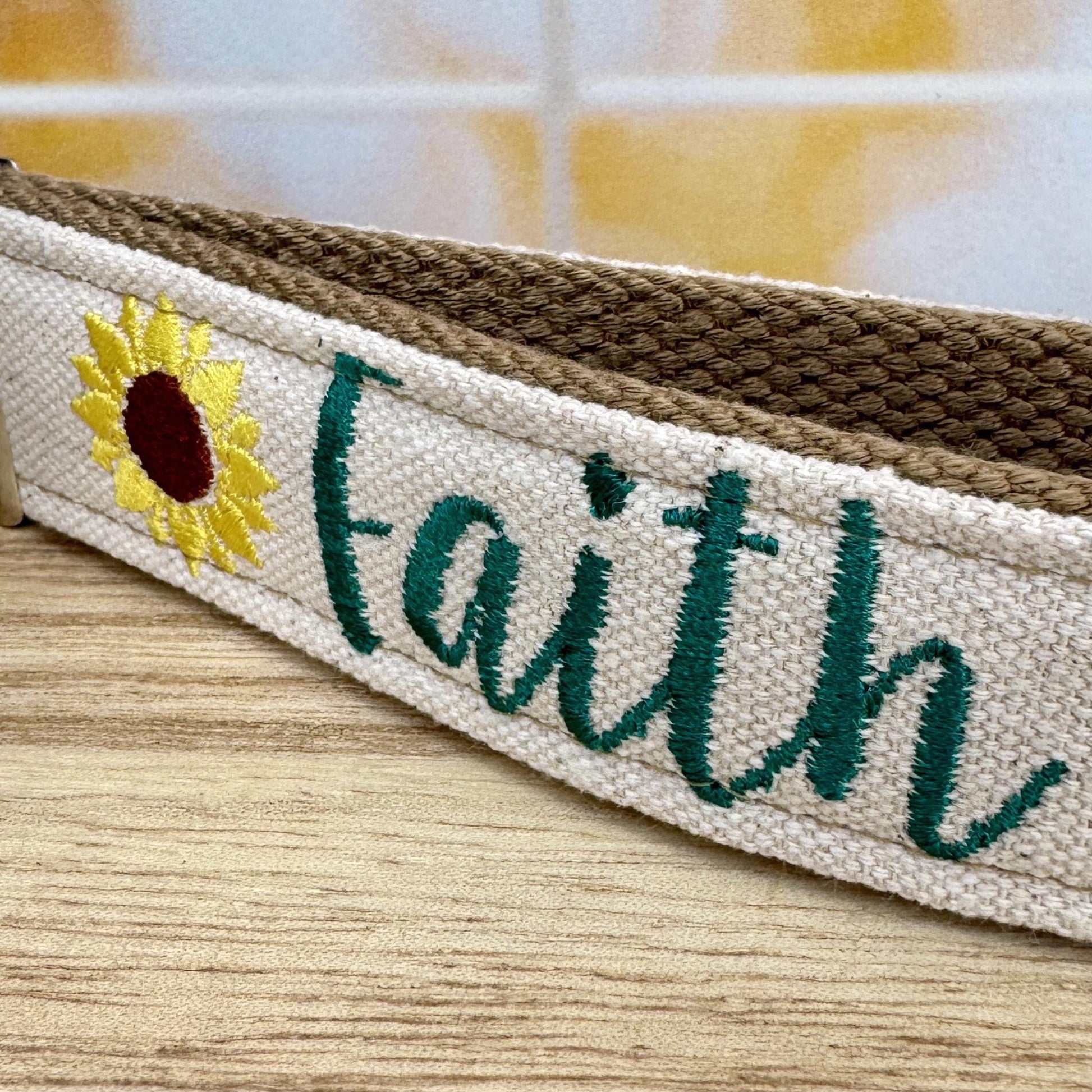 Faith Keychain, Faith Gifts, Sunflower Faith, Encouragement Gift, Pastor Gift , Bible Study Leader, Faith over Fear, Inspirational Gift