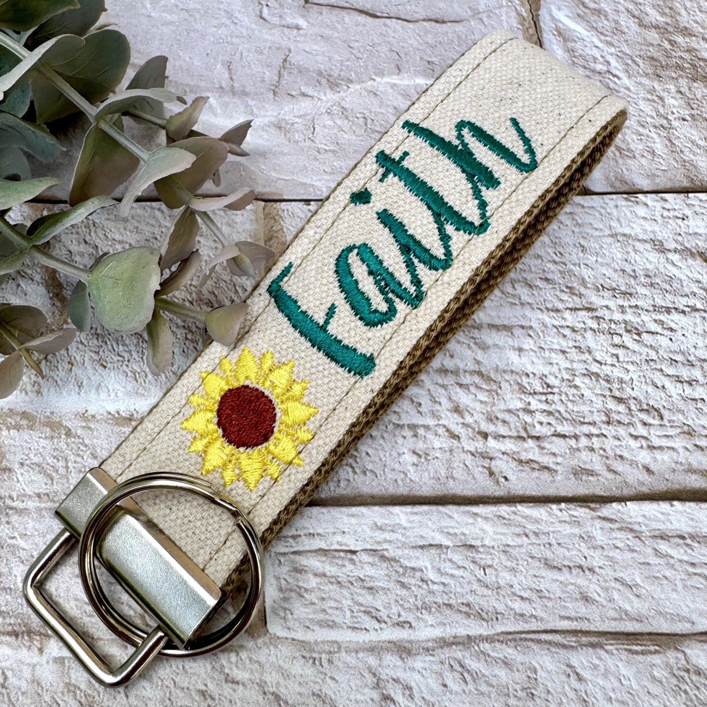 Faith Keychain, Faith Gifts, Sunflower Faith, Encouragement Gift, Pastor Gift , Bible Study Leader, Faith over Fear, Inspirational Gift