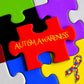 Handmade Autism Keychain, Autism Awareness, Autism Teacher Gift, Autism Puzzle Piece, Autism Mom, Autistic Pride, Autistic Adult Gift