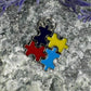 Handmade Autism Keychain, Autism Awareness, Autism Teacher Gift, Autism Puzzle Piece, Autism Mom, Autistic Pride, Autistic Adult Gift