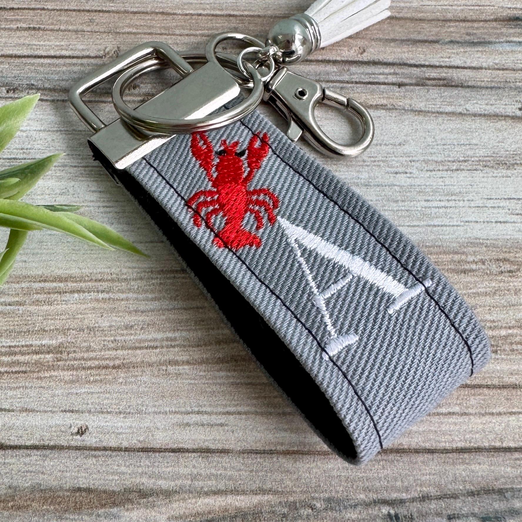 Lobster Keychain, Beach Keychain, Lobster Gifts, Backpack Keychains, Luggage Tag, Retirement Gifts, Beach Life, Nautical keychain, Lobsters