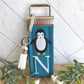 Penguin Initial Keychain, Penguin Gift, Baby Penguin, Penguin Chick, Cheer up Gift, Goodbye Friend Gift, Penguin Gifts, Backpack keychain