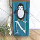 Penguin Initial Keychain, Penguin Gift, Baby Penguin, Penguin Chick, Cheer up Gift, Goodbye Friend Gift, Penguin Gifts, Backpack keychain