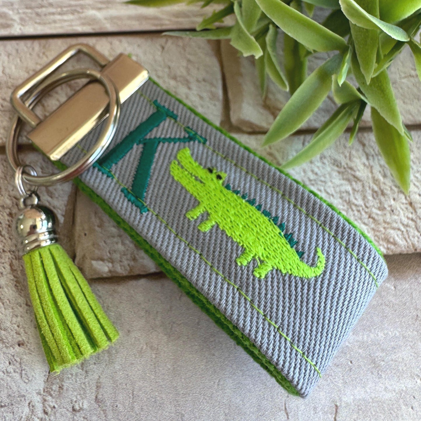 Alligator Keychain, Alligator Gifts, Crocodile Keychain, Backpack Keychains, Personalized Gift, Personalized Keychain, Luggage Tag