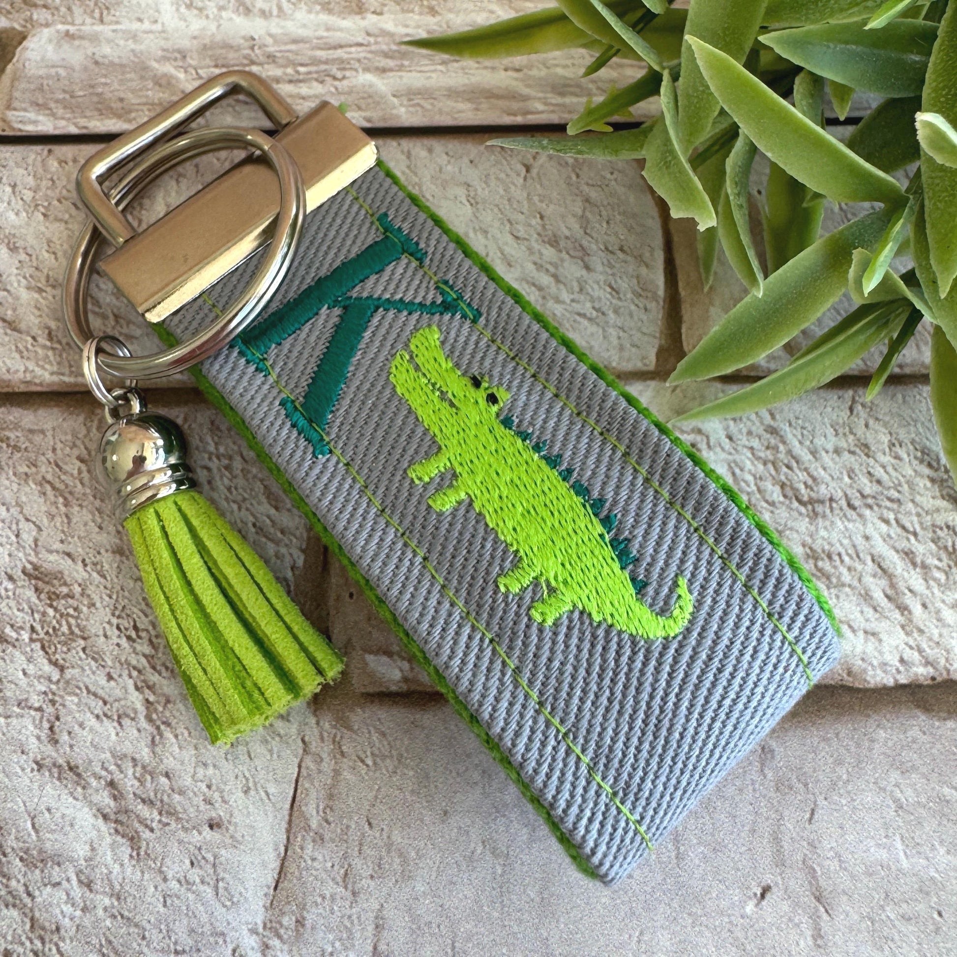 Alligator Keychain, Alligator Gifts, Crocodile Keychain, Backpack Keychains, Personalized Gift, Personalized Keychain, Luggage Tag
