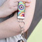 Bowling Keychain, Bowling Gifts, Bowling team, Backpack Keychain, Letter Keychain, Embroidered Keychain, Initial Keychain, Luggage Tag