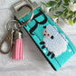 Handmade Sheep Keychain, Sheep Gifts, Baby Sheep, Backpack Keychains, Personalized Keychain, Luggage Tag, Sheep Baby Shower, Sheep Party