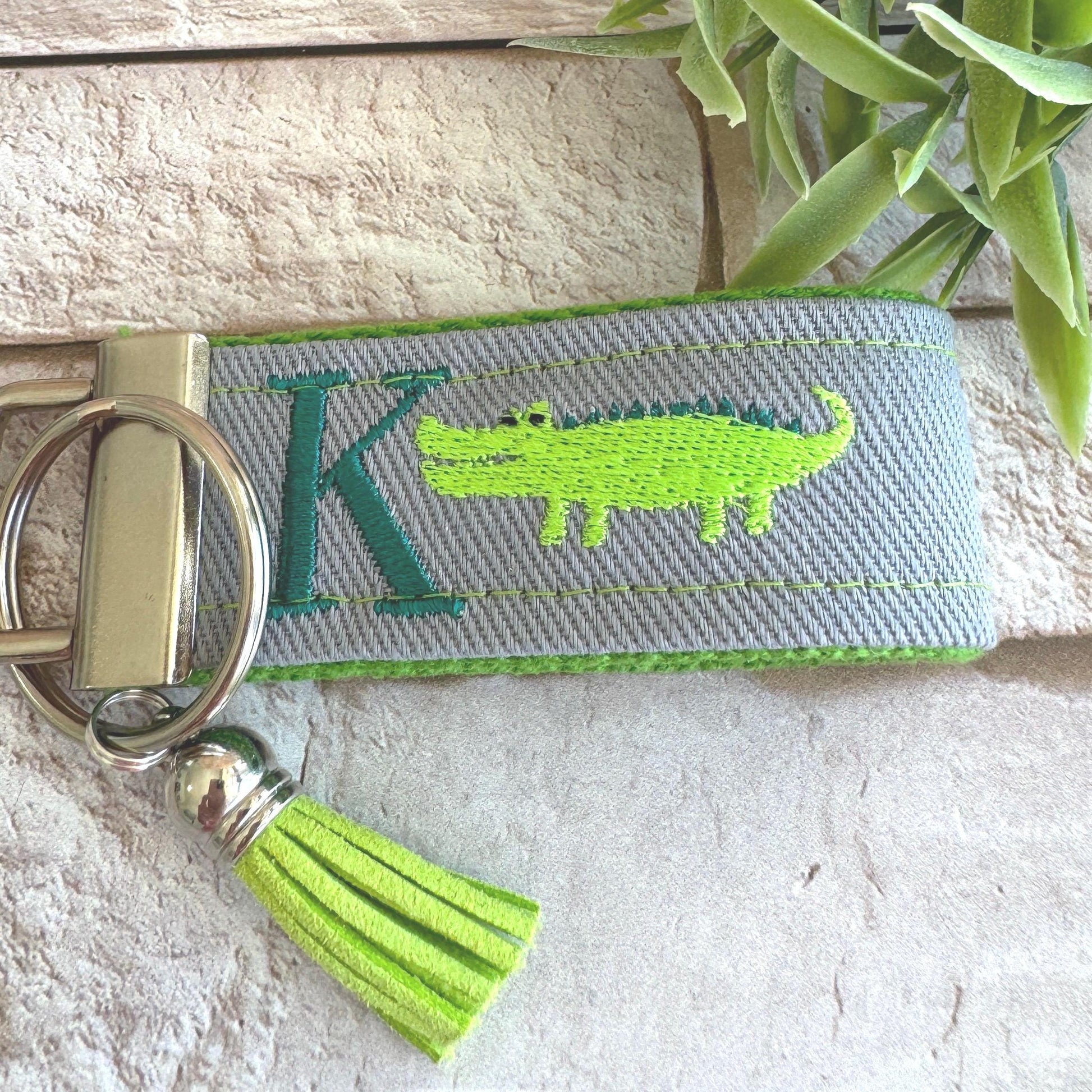 Alligator Keychain, Alligator Gifts, Crocodile Keychain, Backpack Keychains, Personalized Gift, Personalized Keychain, Luggage Tag