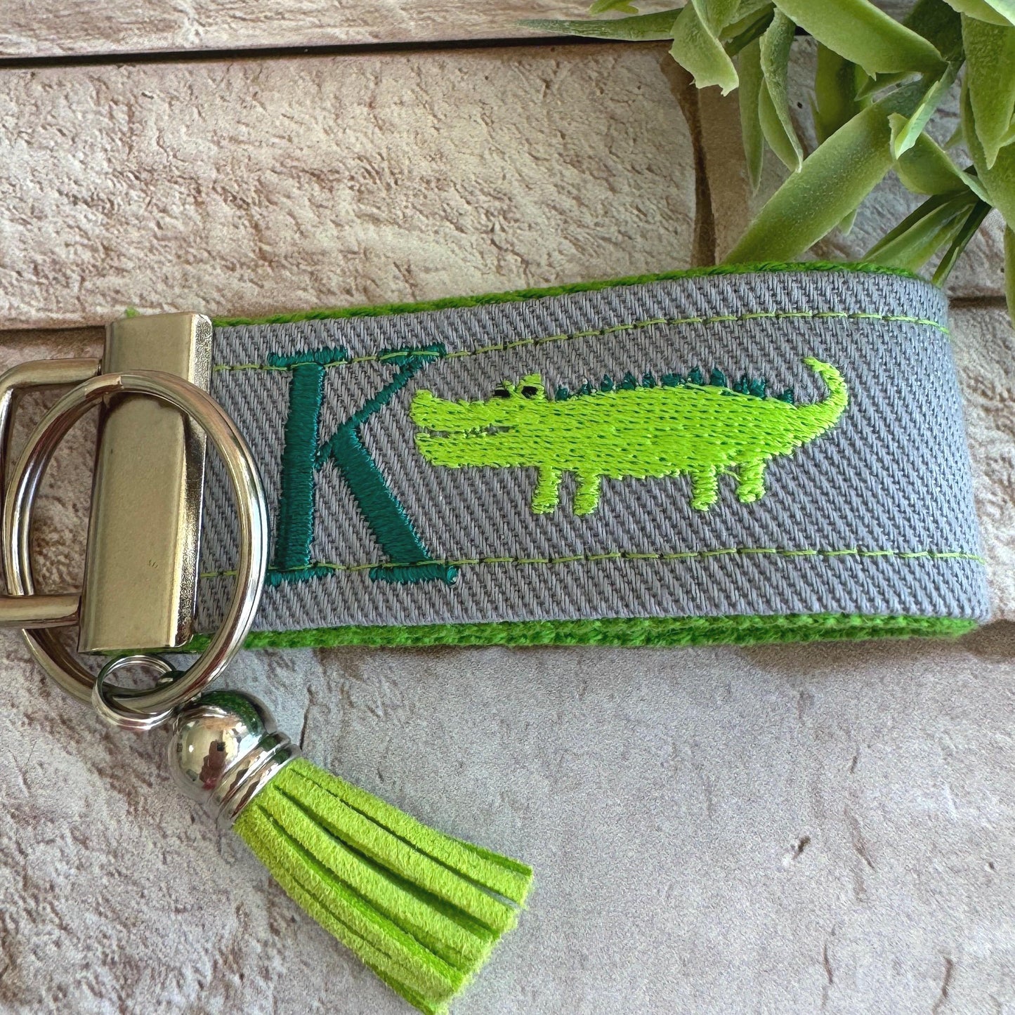 Alligator Keychain, Alligator Gifts, Crocodile Keychain, Backpack Keychains, Personalized Gift, Personalized Keychain, Luggage Tag