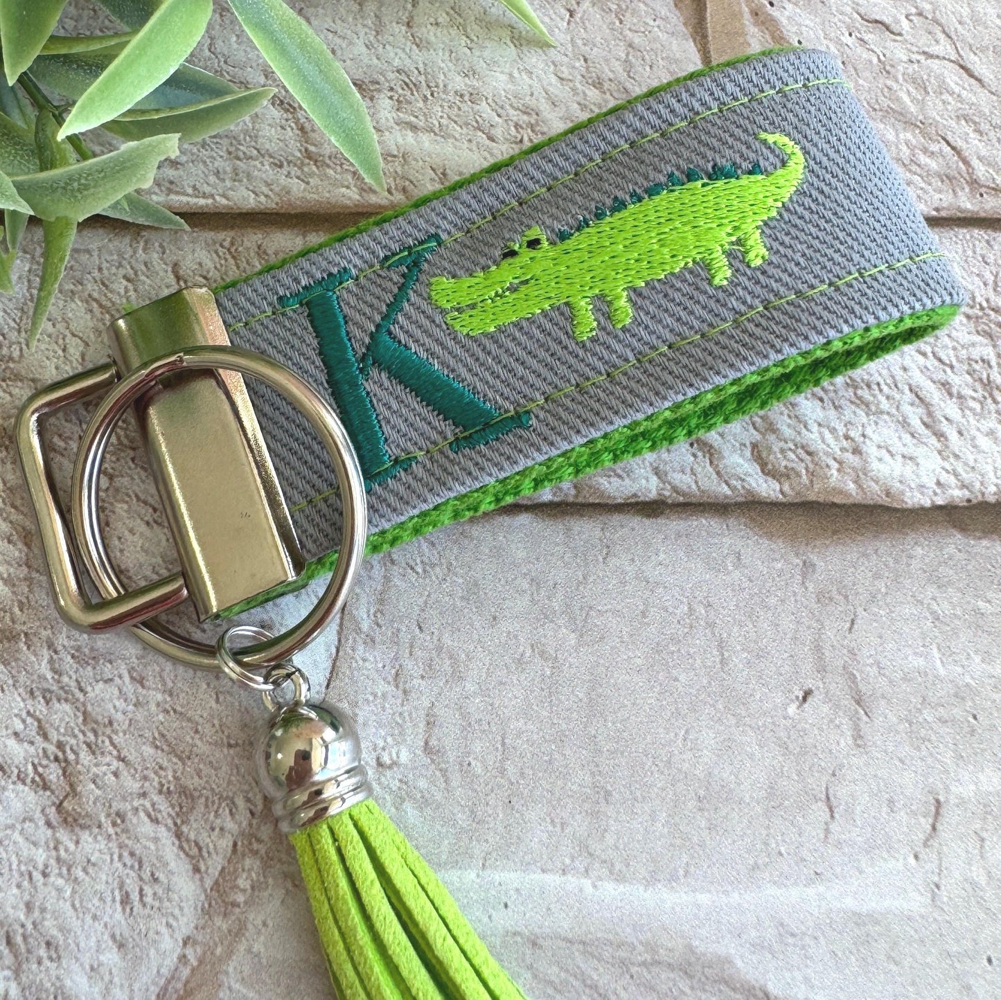 Alligator Keychain, Alligator Gifts, Crocodile Keychain, Backpack Keychains, Personalized Gift, Personalized Keychain, Luggage Tag