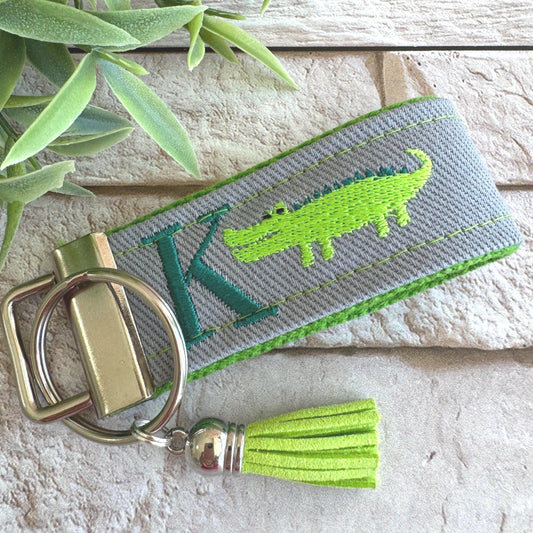 Alligator Keychain, Alligator Gifts, Crocodile Keychain, Backpack Keychains, Personalized Gift, Personalized Keychain, Luggage Tag