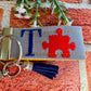 Handmade Autism Keychain, Autism Awareness, Autism Teacher Gift, Autism Puzzle Piece, Autism Mom, Autistic Pride, Autistic Adult Gift