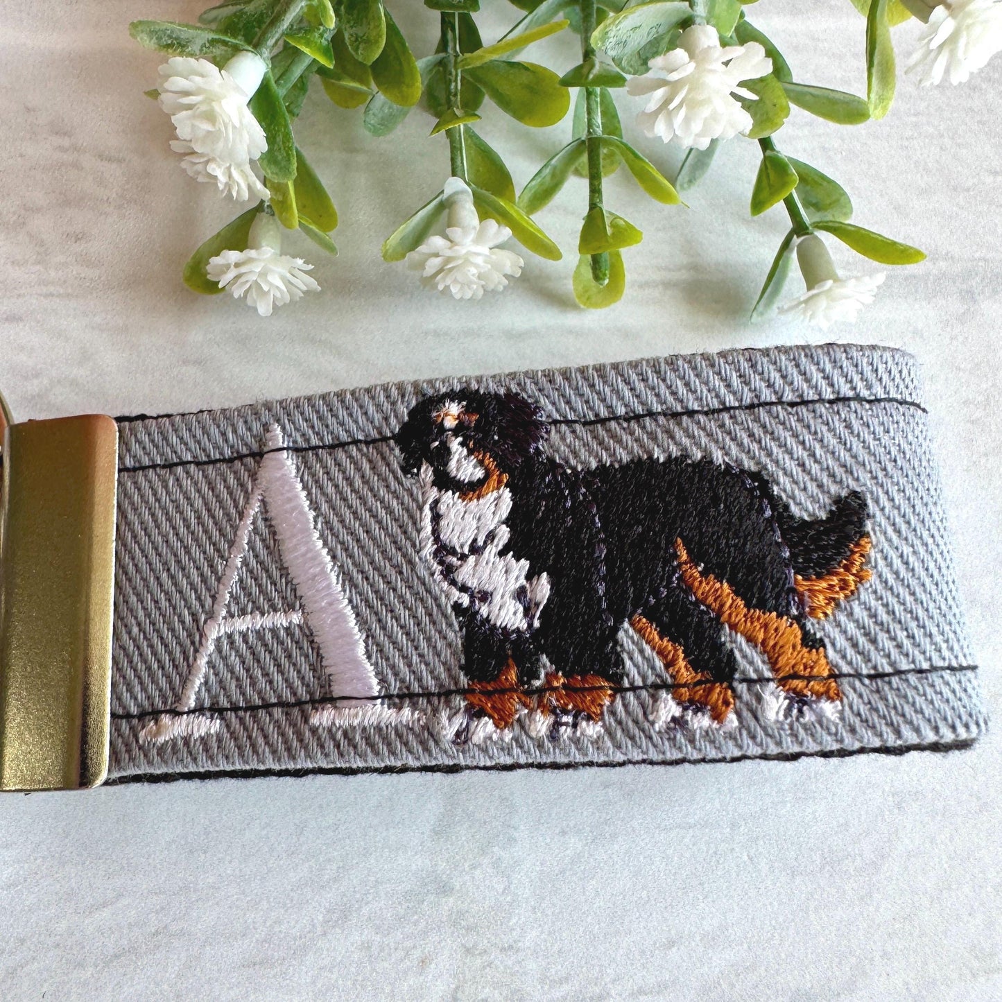 Handmade Bernese Mountain Dog Keychain, Dog Mom, Bernese Mountain Dog Gifts, Pet Keychain, Bernese Mountain Dog Accessories, Dog Memory Gift