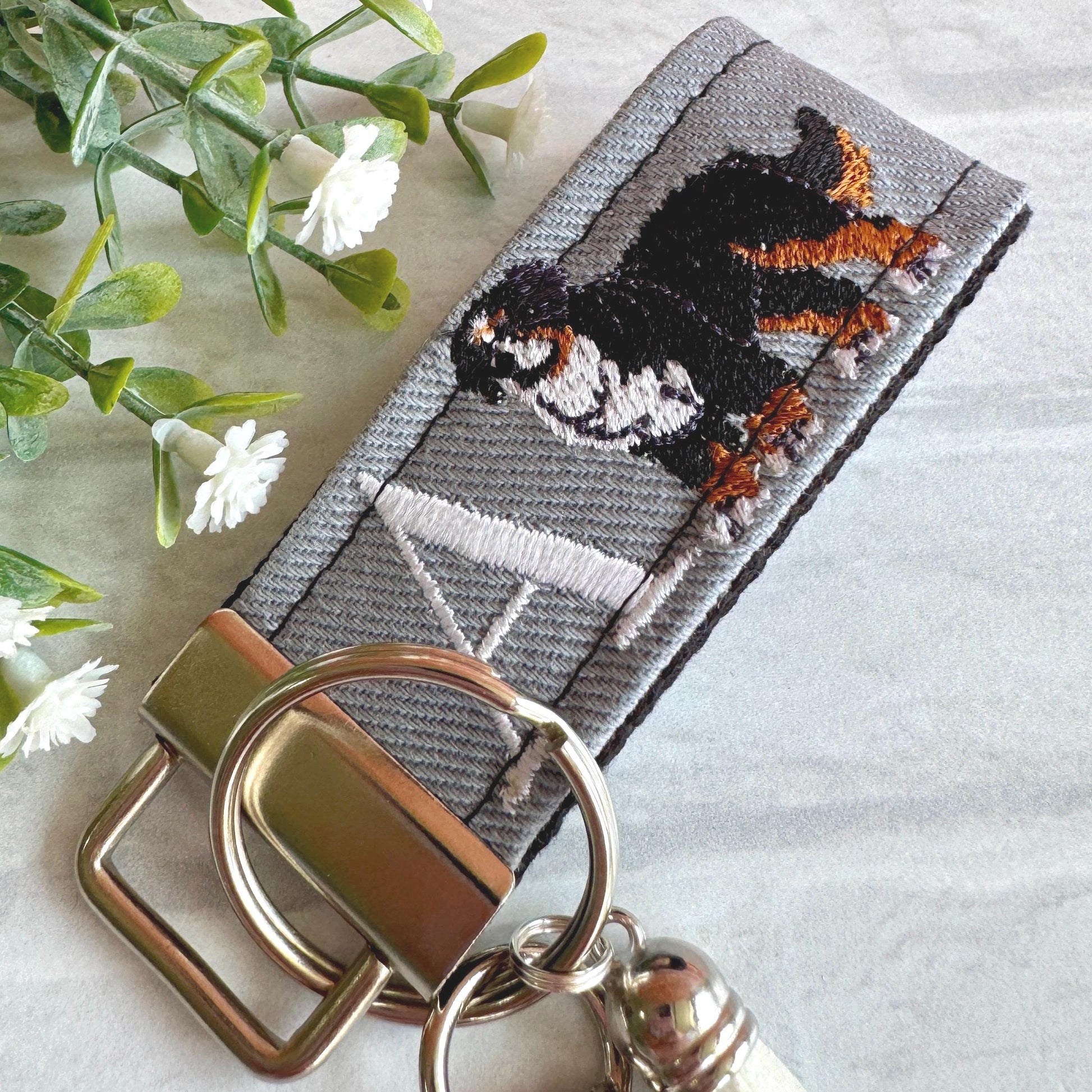 Handmade Bernese Mountain Dog Keychain, Dog Mom, Bernese Mountain Dog Gifts, Pet Keychain, Bernese Mountain Dog Accessories, Dog Memory Gift