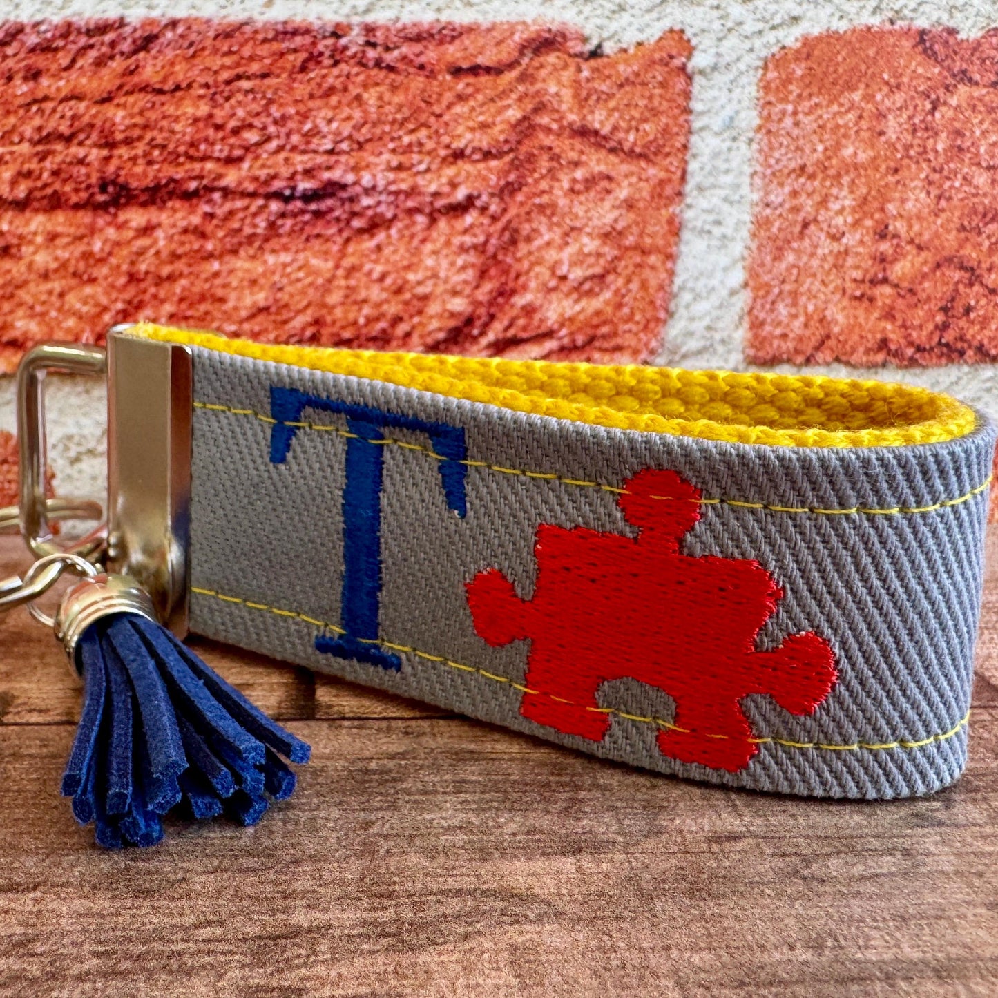 Handmade Autism Keychain, Autism Awareness, Autism Teacher Gift, Autism Puzzle Piece, Autism Mom, Autistic Pride, Autistic Adult Gift
