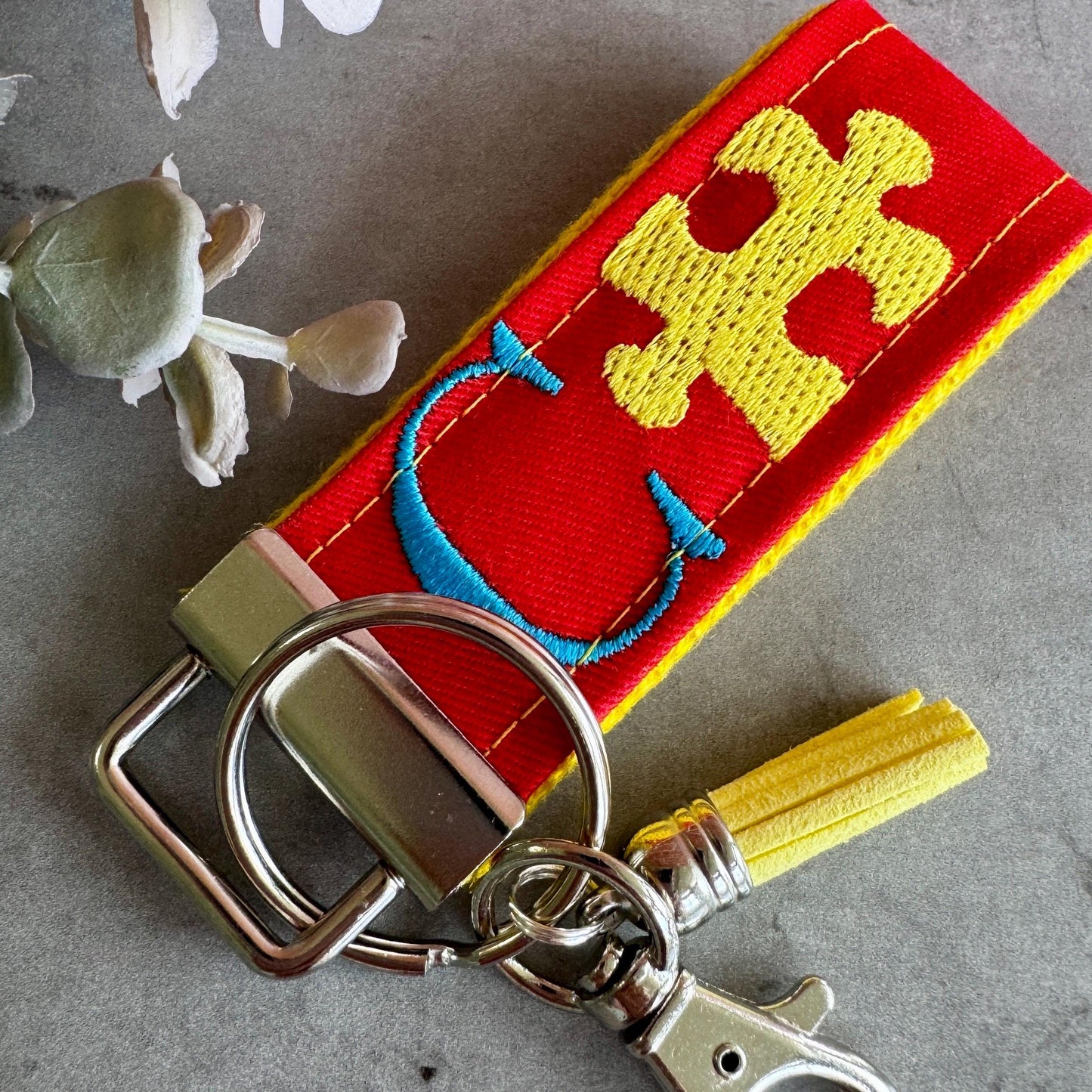 Handmade Autism Keychain, Autism Awareness, Autism Teacher Gift, Autism Puzzle Piece, Autism Mom, Autistic Pride, Autistic Adult Gift