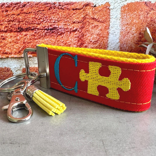 Handmade Autism Keychain, Autism Awareness, Autism Teacher Gift, Autism Puzzle Piece, Autism Mom, Autistic Pride, Autistic Adult Gift