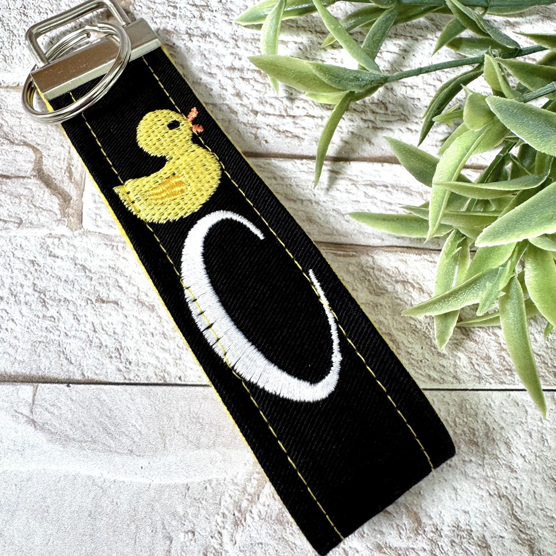 Duck Initial Keychain, Duck Gift, Stress Relief Gift, Preschool Teacher Gift, Duck Baby Shower, Cheer up Gift, Goodbye Friend Gift, Ducks