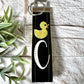 Duck Initial Keychain, Duck Gift, Stress Relief Gift, Preschool Teacher Gift, Duck Baby Shower, Cheer up Gift, Goodbye Friend Gift, Ducks