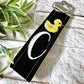 Duck Initial Keychain, Duck Gift, Stress Relief Gift, Preschool Teacher Gift, Duck Baby Shower, Cheer up Gift, Goodbye Friend Gift, Ducks