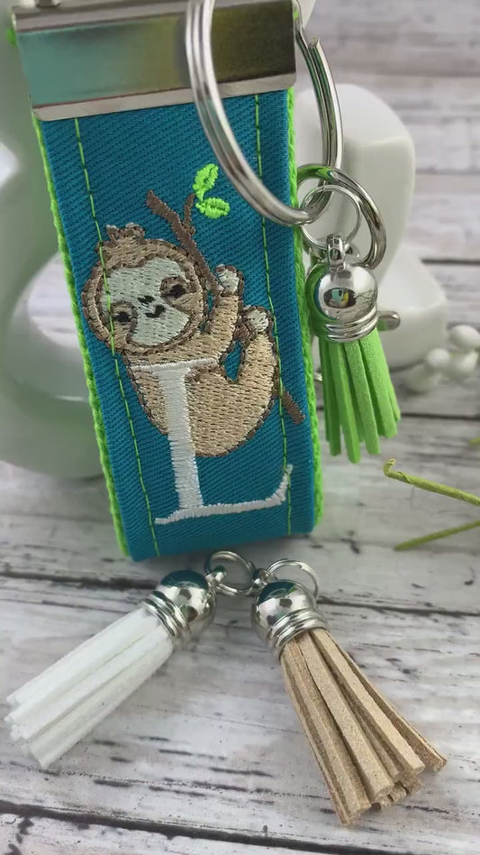 Handmade Sloth Keychain, Sloth Gifts, Sloth Gift, Popular Right Now, Personalized Gift, Sloth, Personalized Keychain, Luggage Tag
