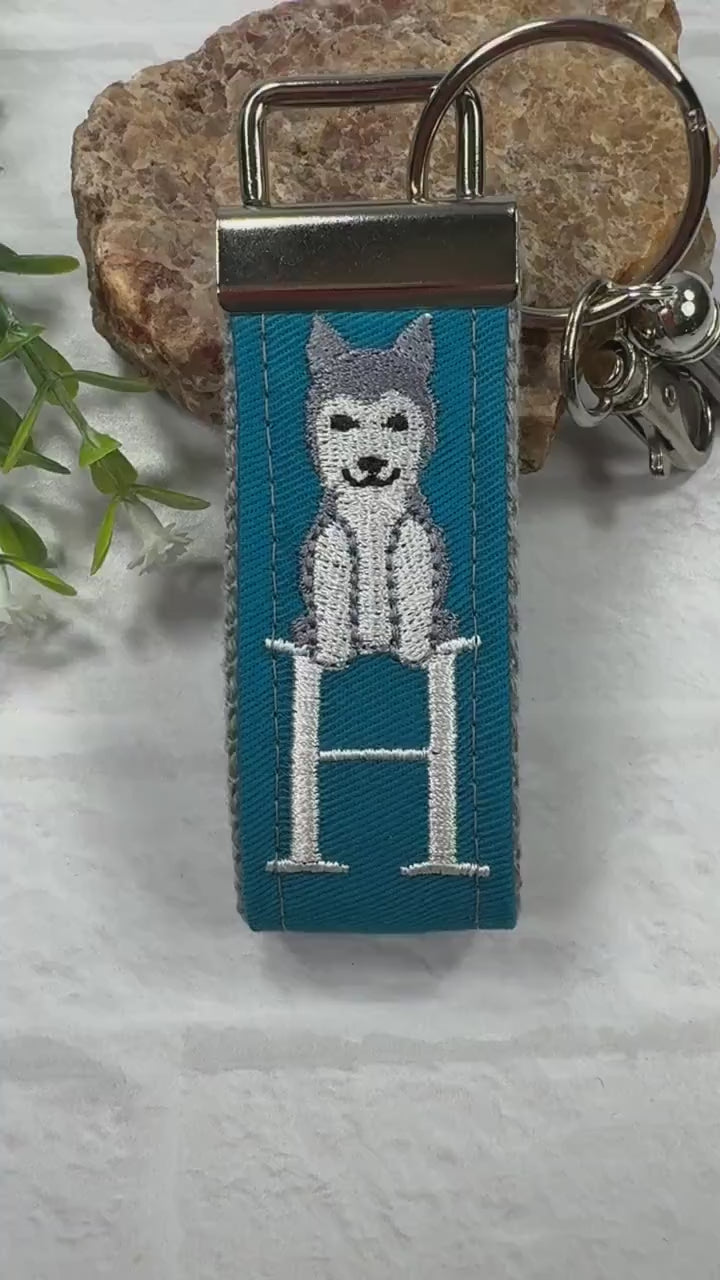 Handmade Husky Keychain, Husky Mom, Husky Dog Gifts, Pet Keychain, Husky Mama, Dog Mama, Luggage Tag, Husky Dog, Dog Mom Gift, Dog Memory