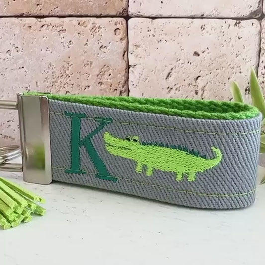 Alligator Keychain, Alligator Gifts, Crocodile Keychain, Backpack Keychains, Personalized Gift, Personalized Keychain, Luggage Tag