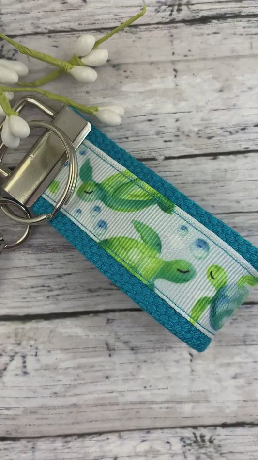 Handmade Sea Turtle Keychain, Sea Turtle Gifts, Popular Right Now, Beach Gifts, Sea Turtle, Luggage Tag, Moving Away Gift, Ribbon Keychain