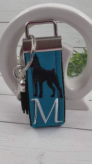 Handmade Miniature Pinscher Keychain, Doberman Gifts, Mini Pinscher, Doberman Pinscher, Personalized Gift, Personalized Keychain, Dog Mom