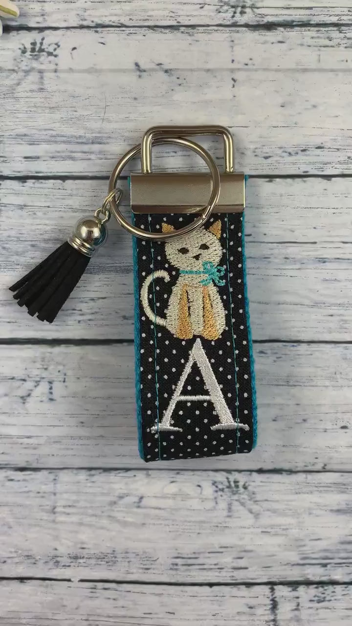 Cat Mom Keychain, Rescue Mom, Vet Tech Gift, Cat Lover Gift Ideas, Adopt a Pet, Pet Sitter, Cat Owner, Personalized Keychain, Luggage Tag