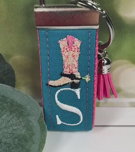 Cowboy Boots Keychain, Western Keychain, Western Gifts, Cowboy Gifts, Personalized Gift, Cowgirl, Personalized Keychain, Luggage Tag
