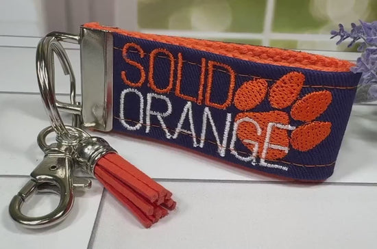 Clemson Keychain, Approved Crafter License Holder, Clemson Student, Clemson Tigers, Clemson Gifts, Clemson Graduate, Clemson Solid Orange