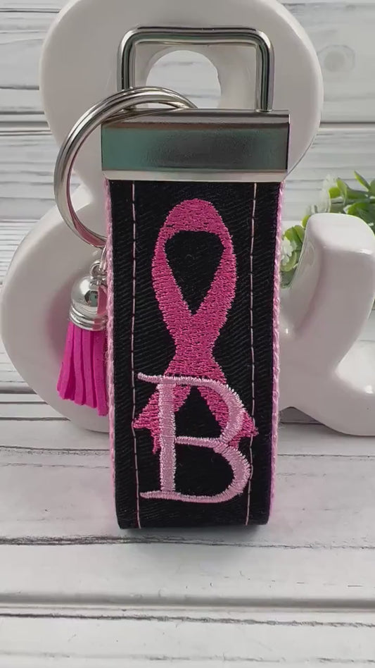 Breast Cancer Keychain, Cancer Gifts, Cancer Ribbon, Cancer Survivor, Cancer Care Package, Breast Cancer Ribbon, Breast Cancer Gifts