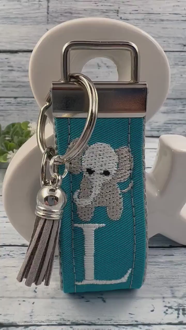 Elephant Keychain, Elephant Gifts for Women, Mini Keychain, Popular Right Now, Personalized Keychain, Luggage Tag, Backpack keychain