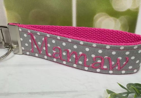 Mamaw Keychain, Wristlet keychain, Mamaw Gifts, Gift for Grandma, Grandma mothers day gift, personalized Grandma gift, New Grandma Gifts