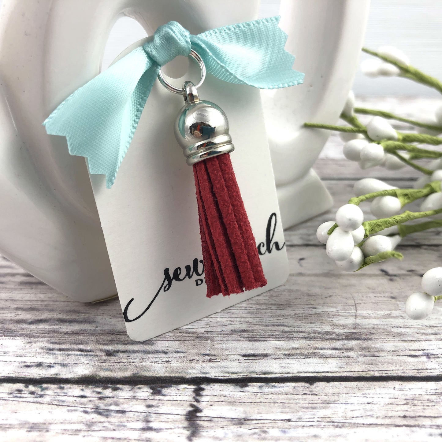 Mini Key FOB Keychain for Women Ideal as a Purse Keychain or Backpack Keychain, Baseball MOM