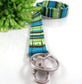 Striped Lanyard for Badge Keys