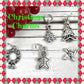 Christmas Lanyard with Snowmen