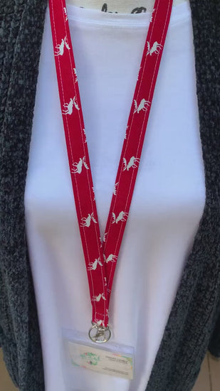 Handmade Moose Lanyard, Cute Lanyard with ID holder, Popular Right Now, Teacher Lanyard with ID holder, Moose Gift , Librarian Gifts