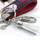 Mini Key FOB Keychain for Women Ideal as a Purse Keychain or Backpack Keychain, Baseball MOM