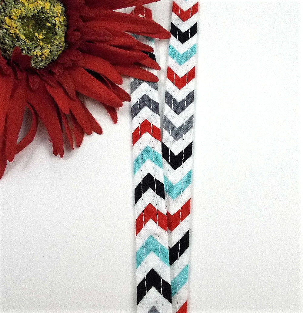 Chevron Skinny Lanyard for Keys