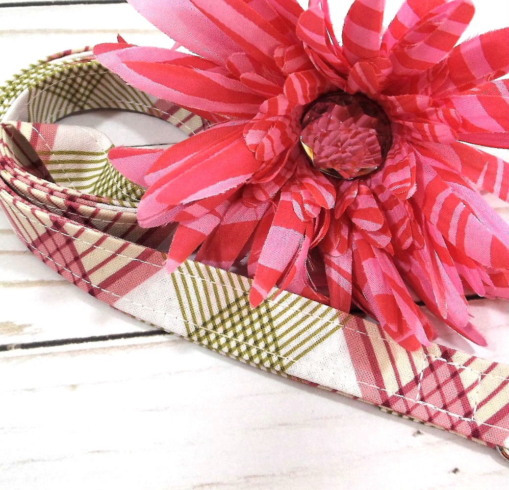 Plaid Lanyard Holder Fabric Lanyards for Keys and ID Badge